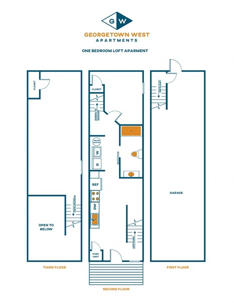 Floor plan for 2 beds, 1 bath, 912 sqft